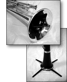 trumpet & clarinet stand
